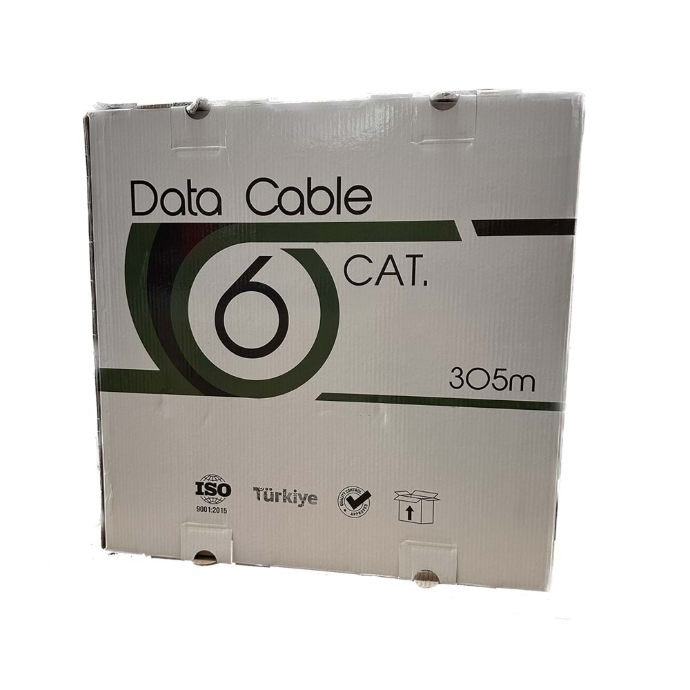 Zotech 6024305 24Awg Cat6 Network Kablo 0,51mm U-UTP Kutu(305Mt)